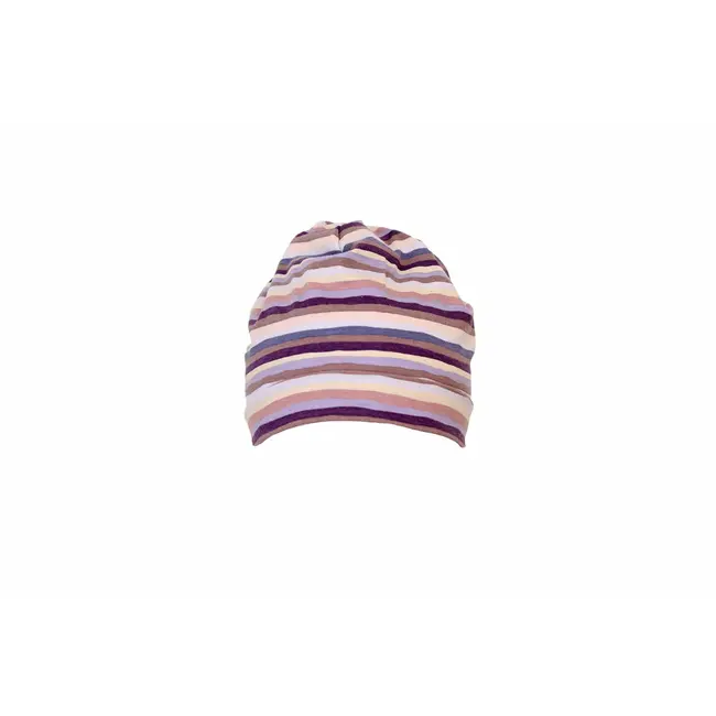 Caciula Violet Stripes, cu bordura, in strat dublu, 48-50 cm KDECDB35VSTR