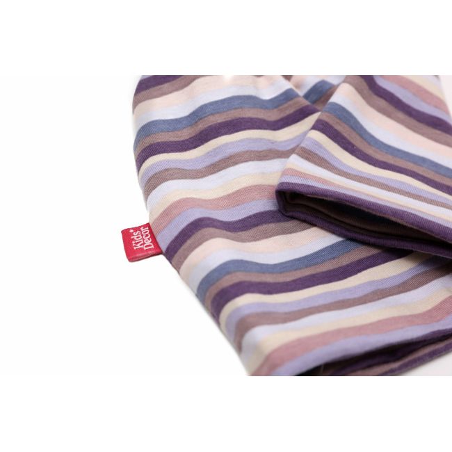 Caciula Violet Stripes, in strat dublu, 50.5-52 cm KDECD68VSTR