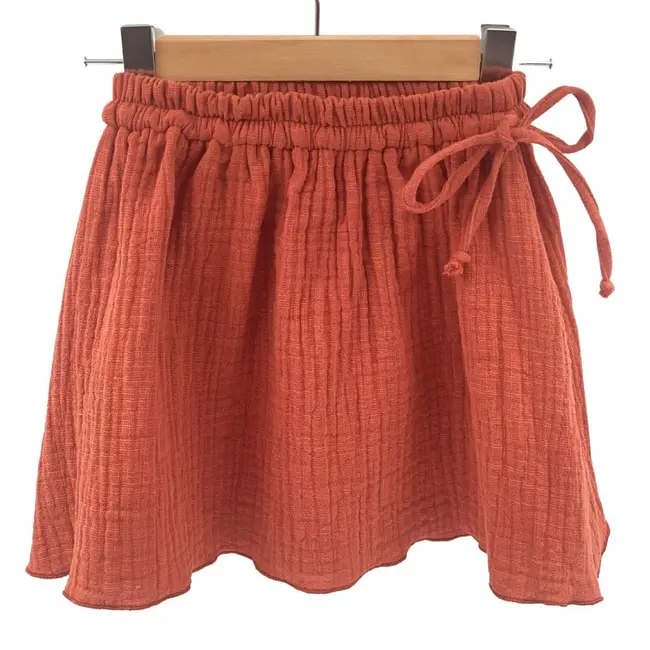 Fustita de vara pentru fete, din muselina, Summer Toffee, 86-92 cm (18-24 luni) KDEFVM1824ST