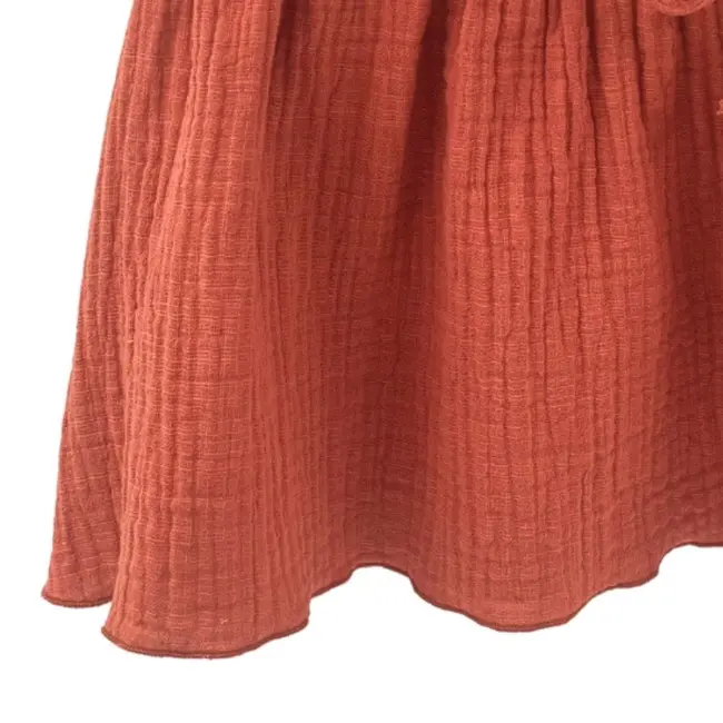 Fustita de vara pentru fete, din muselina, Summer Toffee, 86-92 cm (18-24 luni) KDEFVM1824ST