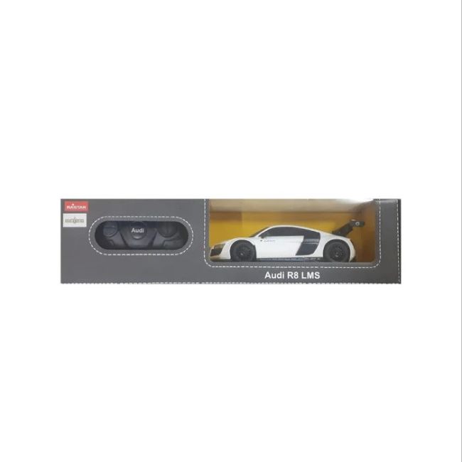 MASINA CU TELECOMANDA AUDI R8 ALB CU SCARA 1 LA 24 VIVRas46800_Alb