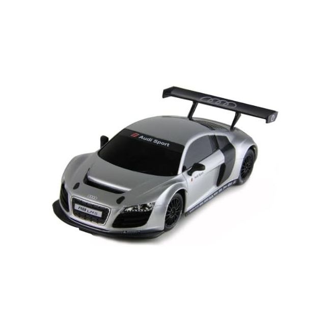 MASINA CU TELECOMANDA AUDI R8 ARGINTIU CU SCARA 1 LA 24 VIVRas46800_Argintiu