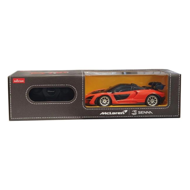 MASINA CU TELECOMANDA MCLAREN SENNA PORTOCALIU CU SCARA 1 LA 24 VIVRas96700_Portocaliu