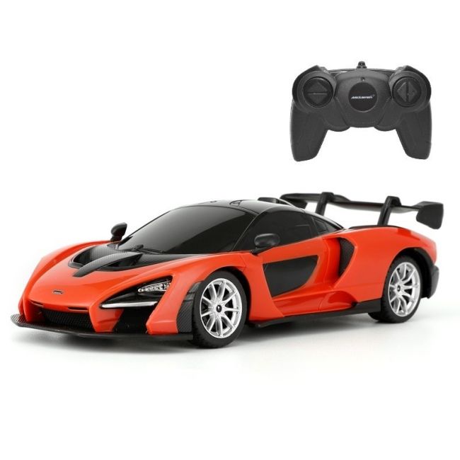 MASINA CU TELECOMANDA MCLAREN SENNA PORTOCALIU CU SCARA 1 LA 24 VIVRas96700_Portocaliu