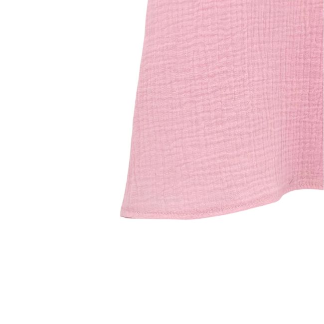 Rochie de vara cu snur pentru fetite, din muselina, Magic Pink, 4-5 ani KDERM45MPINK