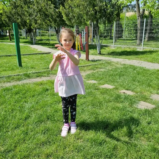 Rochita de vara din jersey cu fustita muselina, Magic Pink, 2-3 ani KDERVJM23MPINK