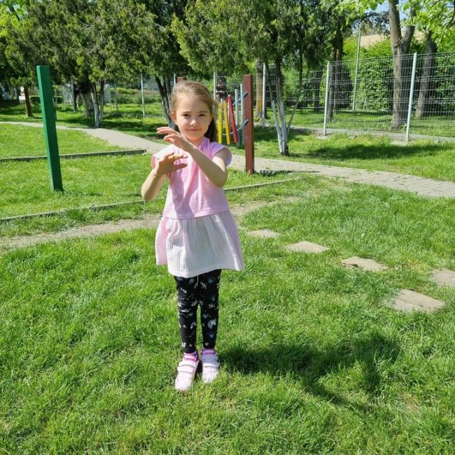 Rochita de vara din jersey cu fustita muselina, Magic Pink, 6-7 ani KDERVJM67MPINK