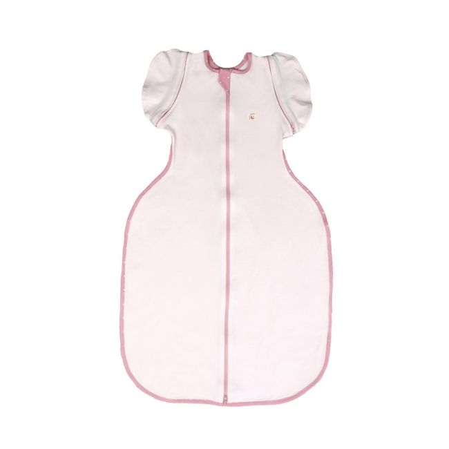 Sac de dormit Swaddle First Sleep Blush Pink, faza 2, pentru bebelusi 3-6 luni KDEFS2BP00