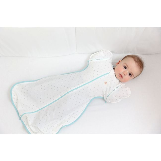Sac de dormit Swaddle First Sleep Calm Light, faza 2, pentru bebelusi 3-6 luni KDEFS2CL00