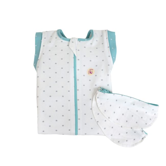 Sac de dormit Swaddle First Sleep Calm Light, faza 2, pentru bebelusi 3-6 luni KDEFS2CL00