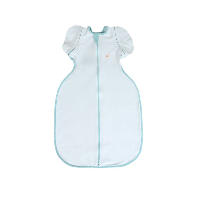 Sac de dormit Swaddle First Sleep Coral Blue, faza 2, pentru bebelusi 3-6 luni KDEFS2CB00