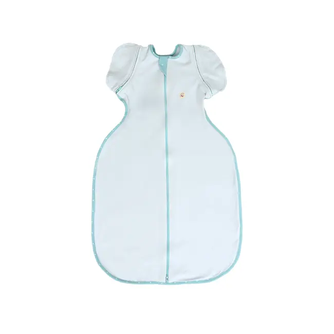 Sac de dormit Swaddle First Sleep Coral Blue, faza 2, pentru bebelusi 3-6 luni KDEFS2CB00
