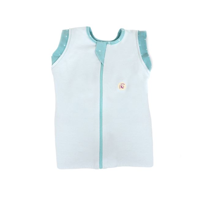 Sac de dormit Swaddle First Sleep Coral Blue, faza 2, pentru bebelusi 3-6 luni KDEFS2CB00