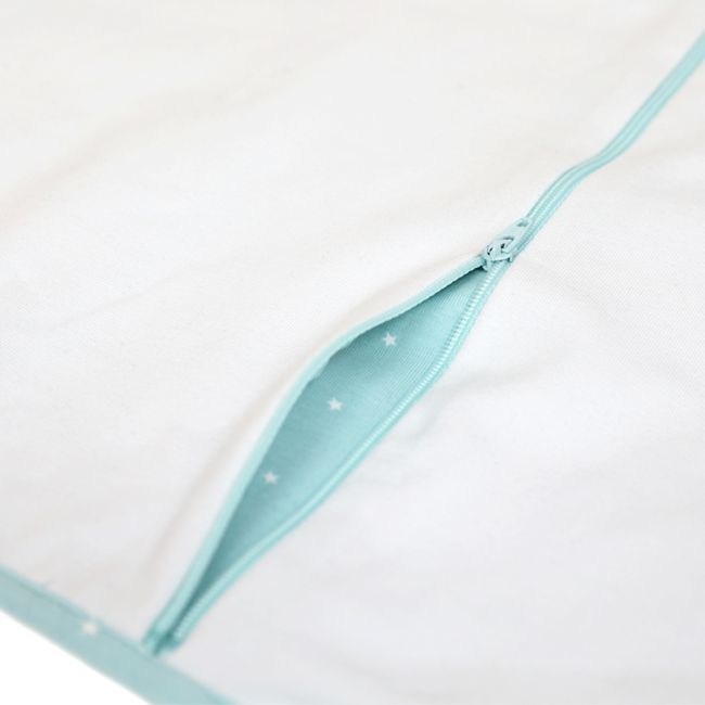 Sac de dormit Swaddle First Sleep Coral Blue, faza 2, pentru bebelusi 3-6 luni KDEFS2CB00