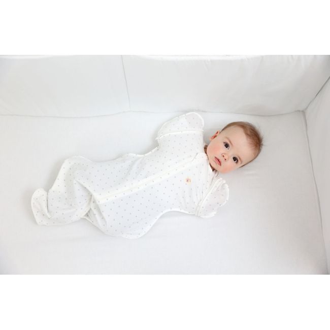 Sac de dormit Swaddle First Sleep Star Light, faza 2, pentru bebelusi 3-6 luni KDEFS2STLI00