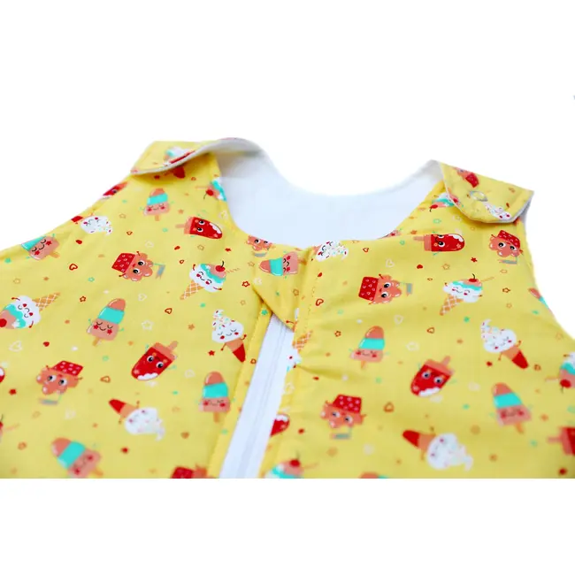 Sac de dormit copii, Dream of Ice Cream, din bumbac, 130 cm, 1 tog - Toamna KDET1301DOFIC