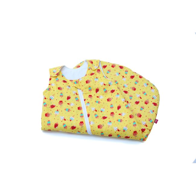 Sac de dormit copii, Dream of Ice Cream, din bumbac, 60 cm, 2.5 tog - Iarna KDEI6025DOFIC
