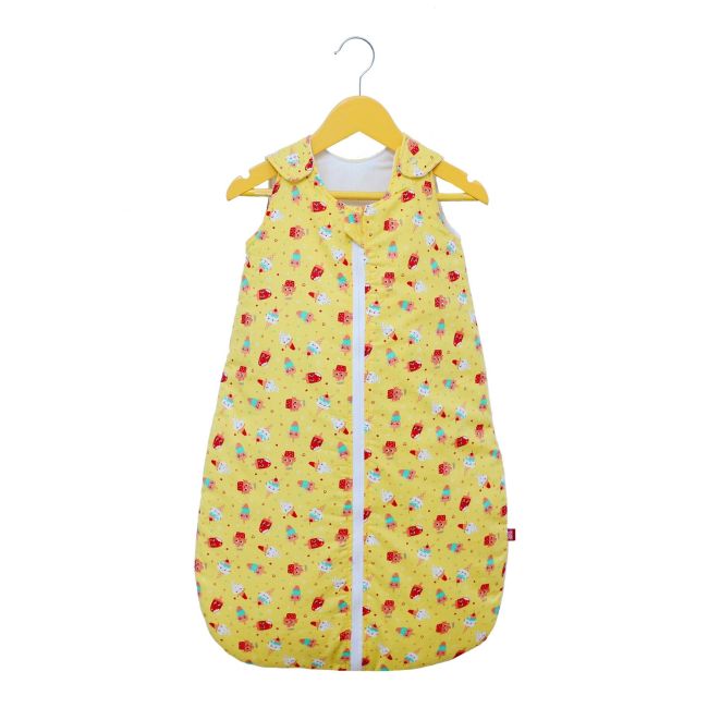 Sac de dormit copii, Dream of Ice Cream, din bumbac, 60 cm, 2.5 tog - Iarna KDEI6025DOFIC