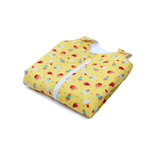 Sac de dormit copii, Dream of Ice Cream, din bumbac, 60 cm, 2.5 tog - Iarna KDEI6025DOFIC