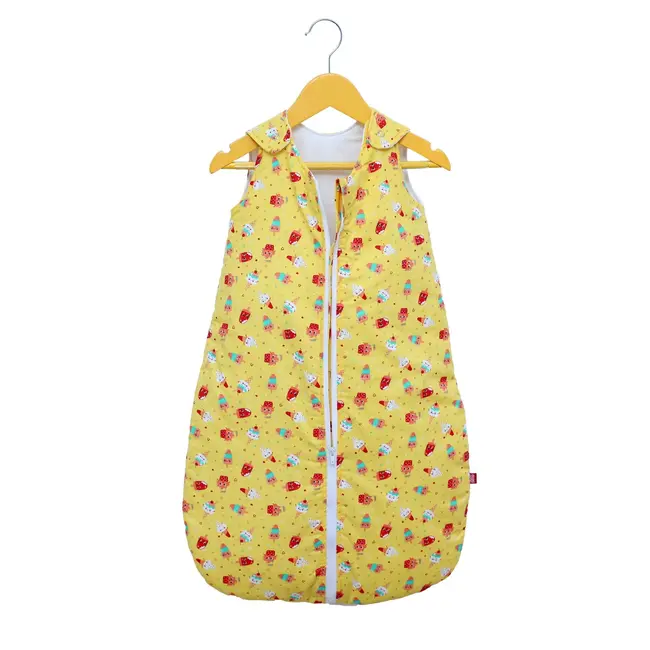 Sac de dormit copii, Dream of Ice Cream, din bumbac, 70 cm, 0.5 tog - Vara KDEV7005DOFIC