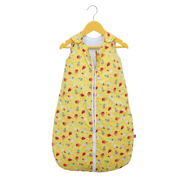 Sac de dormit copii, Dream of Ice Cream, din bumbac, 70 cm, 2.5 tog - Iarna KDEI7025DOFIC