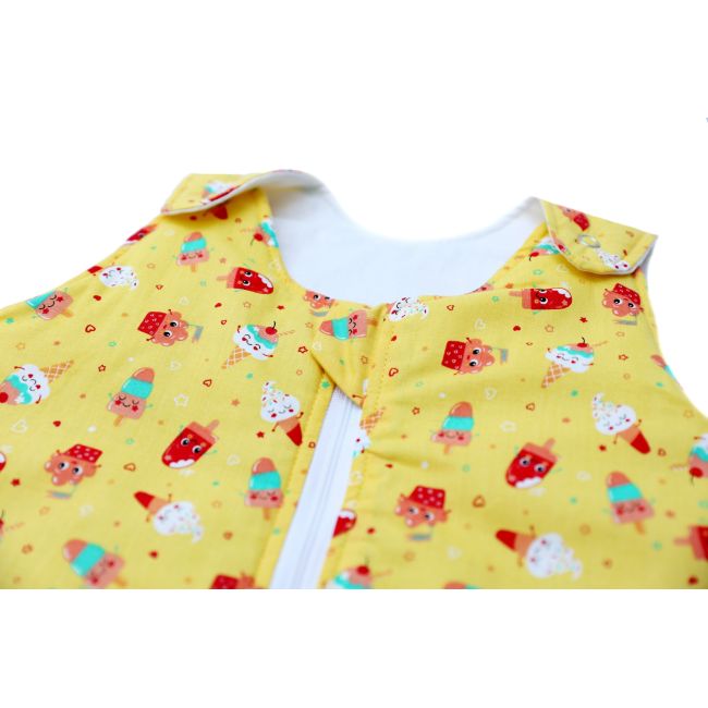 Sac de dormit copii, Dream of Ice Cream, din bumbac, 95 cm, 2.5 tog - Iarna KDEI9525DOFIC