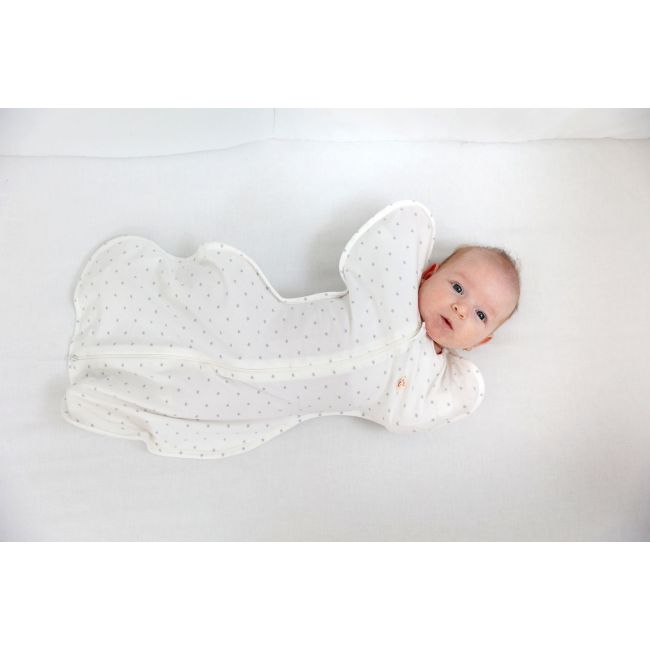 Sac de dormit nou-nascut Swaddle First Sleep Star Light KDEFSSTLI00