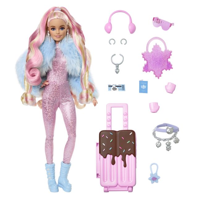 BARBIE EXTRA FLY PAPUSA BARBIE BLONDA LA MUNTE VIVMTHPB16