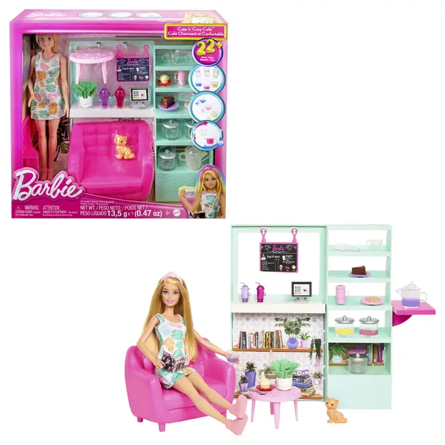 BARBIE SET PAPUSA BARBIE SI CEAINARIE VIVMTHKT94