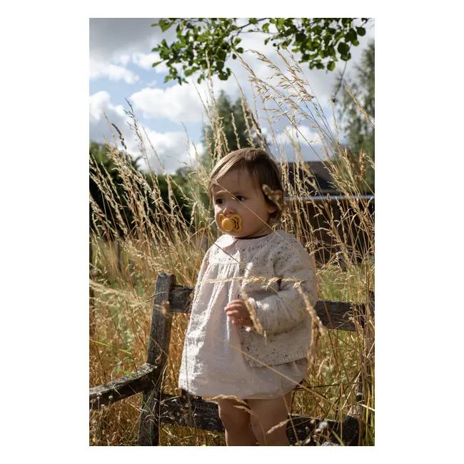 Bibs - set 2 suzete couture latex, tetina anatomica, 0 luni +-haze/blossom bbb1800310