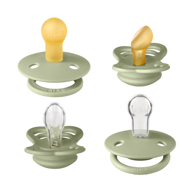 Bibs - set 4 suzete try-it collection 0 luni +-sage bbb91343