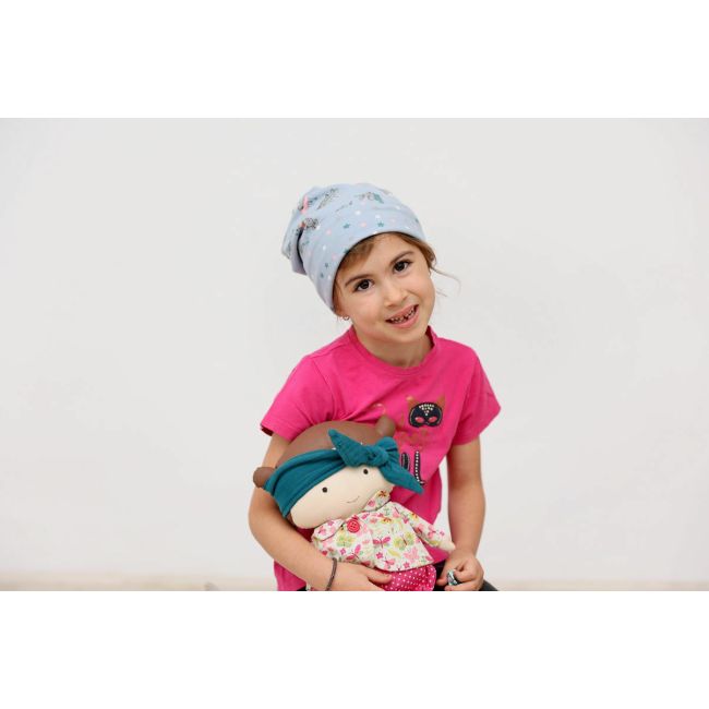 Caciula Bunny, cu bordura, in strat dublu, 50.5-52 cm KDECDB610BUN