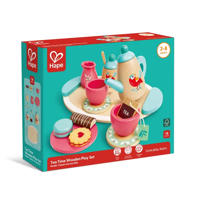 Jucarie din lemn - Set de ceai TSGE3207A