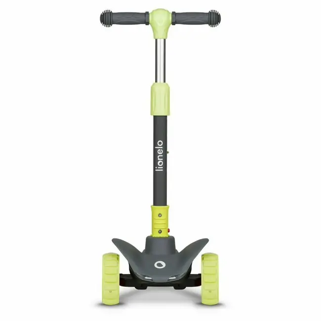 Lionelo - Trotineta Timy, Copii, Pliabila, Pana la 50 Kg, Cu design ergonomic, Cu lumini LED, 26,5 x 60 x 64-76 cm, 3 ani+, Verde BYNLOE-TIMMY_GREEN_LIME