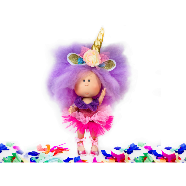 Papusa Artizanala cu miros de vanilie - Mia Unicorn (30 cm) TSG1132