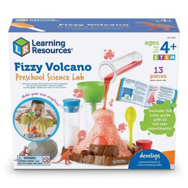 Primul meu set de experimente - eruptia vulcanului
