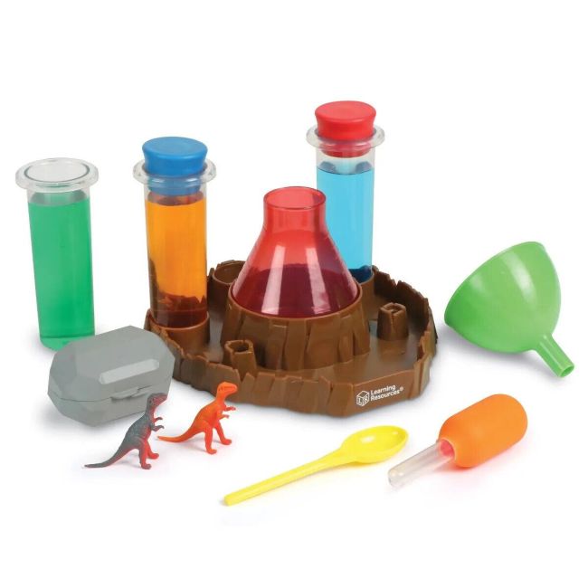 Primul meu set de experimente - eruptia vulcanului
