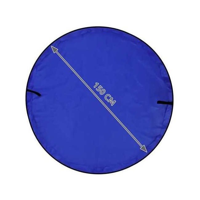 Sac depozitare jucarii si covor pentru joaca 150 cm Kruzzel MY6840 BBJMY6840_Albastru