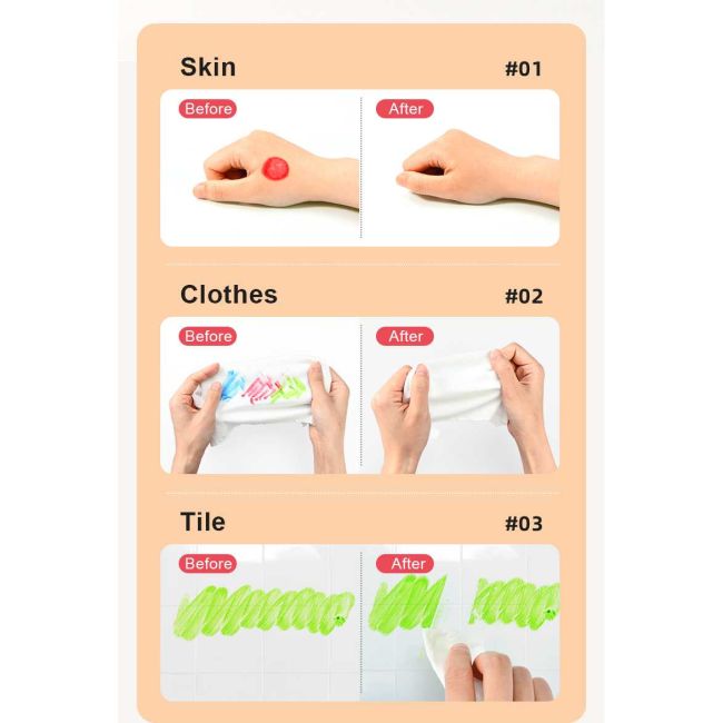 Set 6 carioci lavabile Dot Marker Mideer MD6200 BBJMD6200_Initiala
