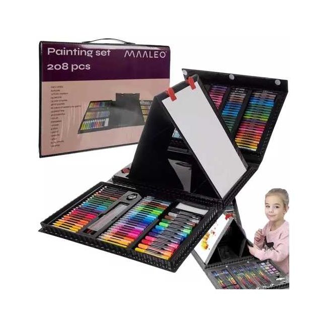 Set pentru pictura 208 piese cu geanta inclusa Maaleo Iso Trade MY18117 BBJMY18117_Negru