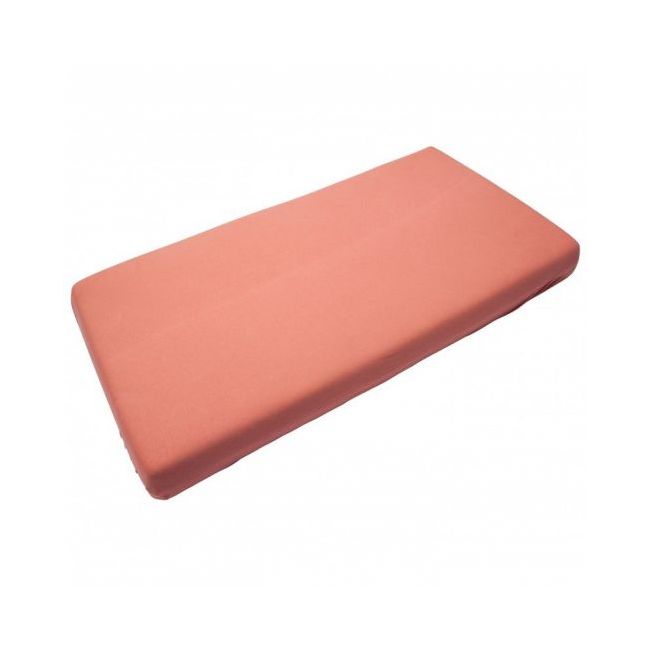Cearsaf din bambus cu elastic 40 x 90 + 15 cm apricot blush  tnatm-hl400-533