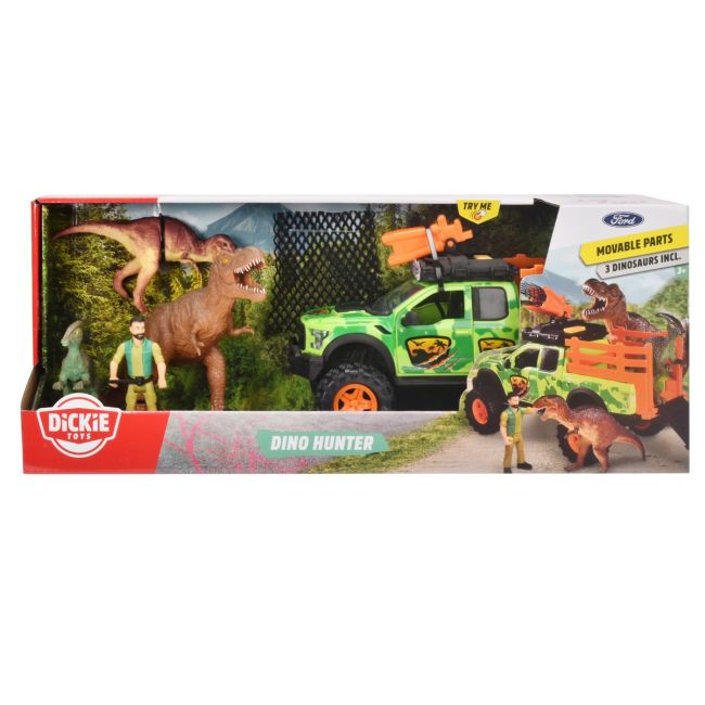DICKIE DINO HUNTER SET MASINUTA SI FIGURINE VIV203837026