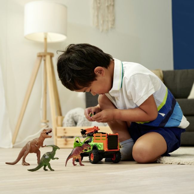 DICKIE DINO HUNTER SET MASINUTA SI FIGURINE VIV203837026