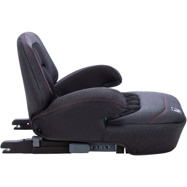 Inaltator auto, Cosmo Plus I-Size, Cu isofix, Cu spatar inaltat si cotiere, Potrivit pentru copiii intre 125 si 150 cm sau intre 25 si 36 Kg, FreeON, Conform cu standardul european de securitate ECE R129, Black BYN48730