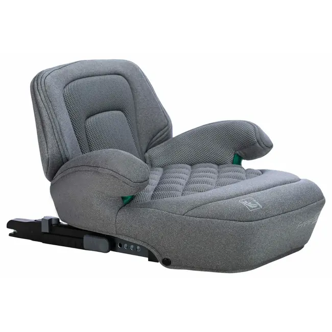 Inaltator auto, Cosmo Plus I-Size, Cu isofix, Cu spatar inaltat si cotiere, Potrivit pentru copiii intre 125 si 150 cm sau intre 25 si 36 Kg, FreeON, Conform cu standardul european de securitate ECE R129, Gray BYN48686