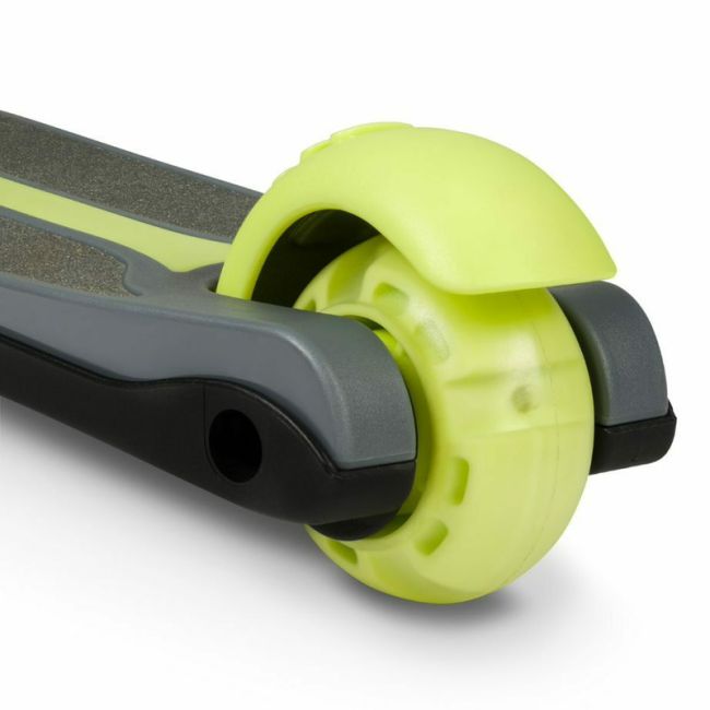 Lionelo - Trotineta Timy, Copii, Pliabila, Pana la 50 Kg, Cu design ergonomic, Cu lumini LED, 26,5 x 60 x 64-76 cm, 3 ani+, Verde BYNLOE-TIMMY_GREEN_LIME