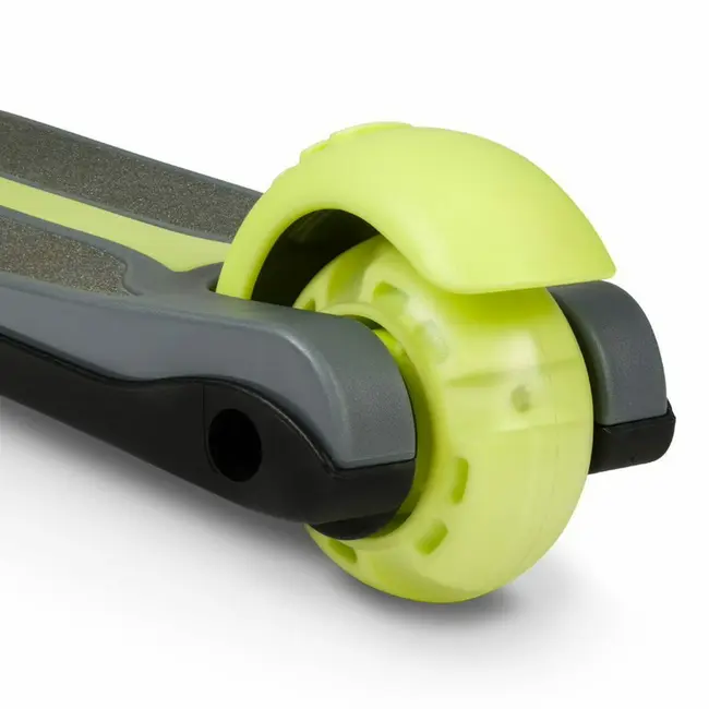 Lionelo - Trotineta Timy, Copii, Pliabila, Pana la 50 Kg, Cu design ergonomic, Cu lumini LED, 26,5 x 60 x 64-76 cm, 3 ani+, Verde BYNLOE-TIMMY_GREEN_LIME