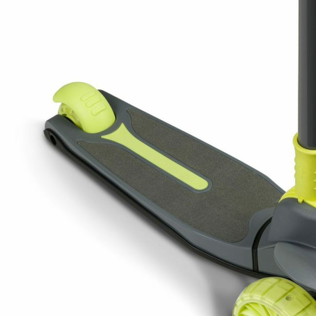 Lionelo - Trotineta Timy, Copii, Pliabila, Pana la 50 Kg, Cu design ergonomic, Cu lumini LED, 26,5 x 60 x 64-76 cm, 3 ani+, Verde BYNLOE-TIMMY_GREEN_LIME
