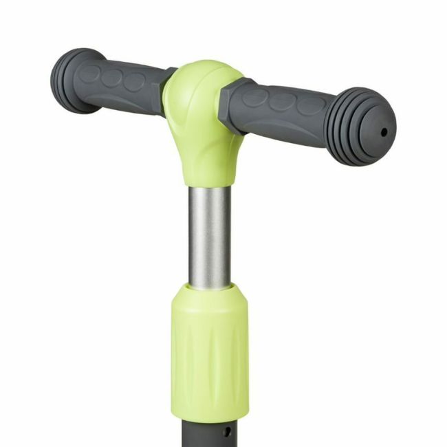 Lionelo - Trotineta Timy, Copii, Pliabila, Pana la 50 Kg, Cu design ergonomic, Cu lumini LED, 26,5 x 60 x 64-76 cm, 3 ani+, Verde BYNLOE-TIMMY_GREEN_LIME