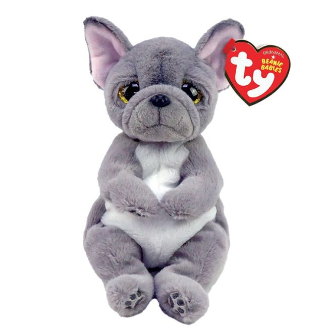 PLUS TY 15CM BEANIE BELLIES WILFRED CATELUS GRI VIVTY40596